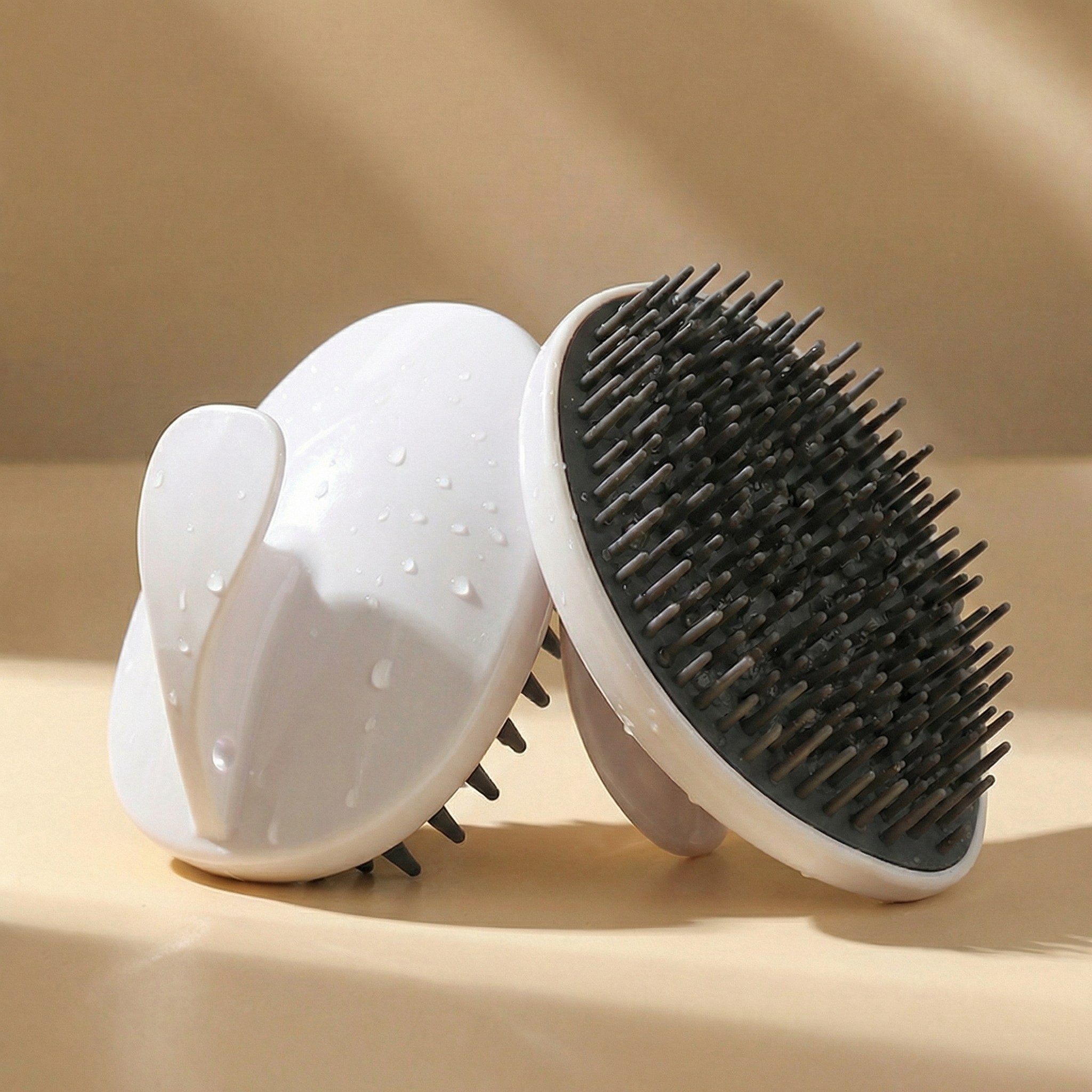 차머덕트 헤어 두피 마사지기 머리 샴푸 브러쉬, 1개, 화이트 10,400원