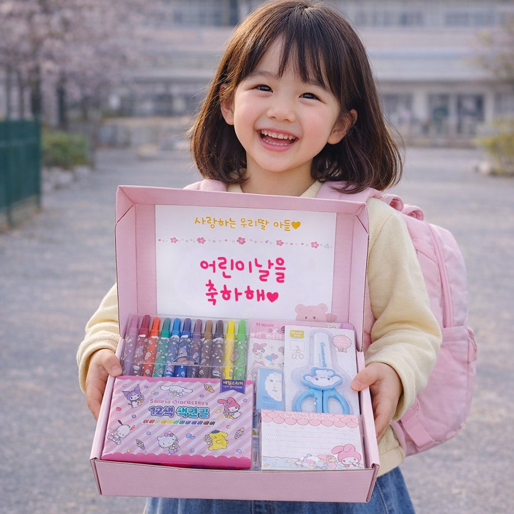 초등학교 입학선물 어린이날 문구세트 여아용 산리오 학용품 선물 포장, 1세트, 마이멜로디 36,900원