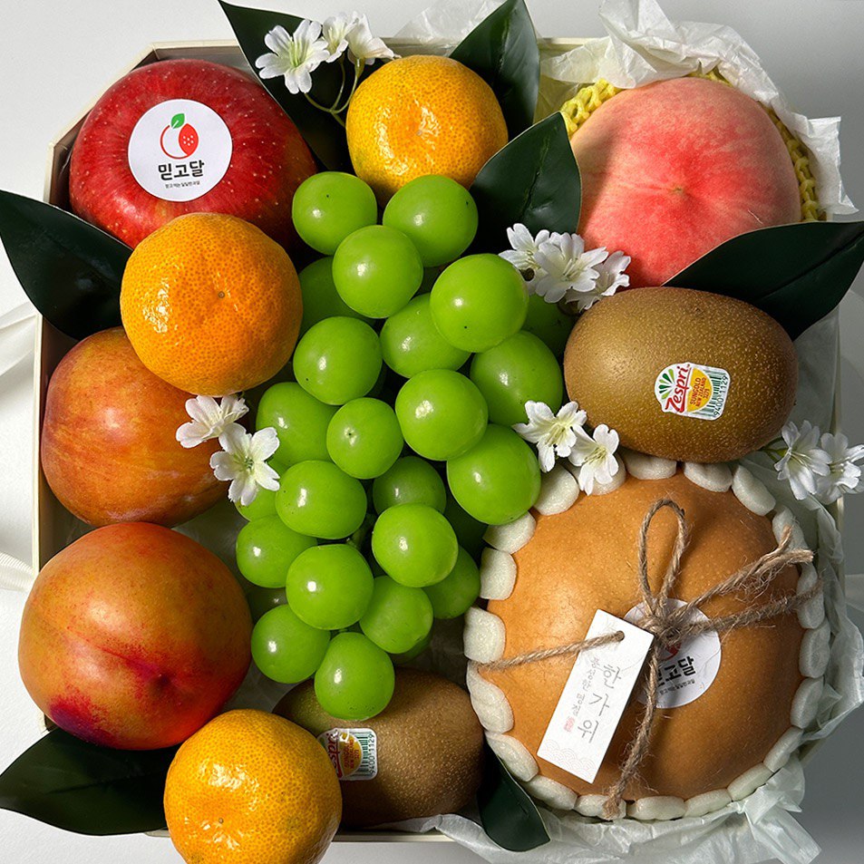 믿고달 혼합 과일선물세트 + 보자기 과일 선물세트 이바지 음식 첫인사선물 예단 병문안 임직원선물용 출산 단체 승진 선물 과일바구니 65,000원