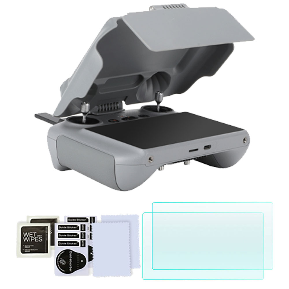 써니라이프 dji 미니5프로 RC2 썬후드커버케이스+RC2 액정보호 강화유리필름 패키지 드론 악세사리, 1세트, 미니5프로 썬후드커버케이스+필름 2매 32,900원