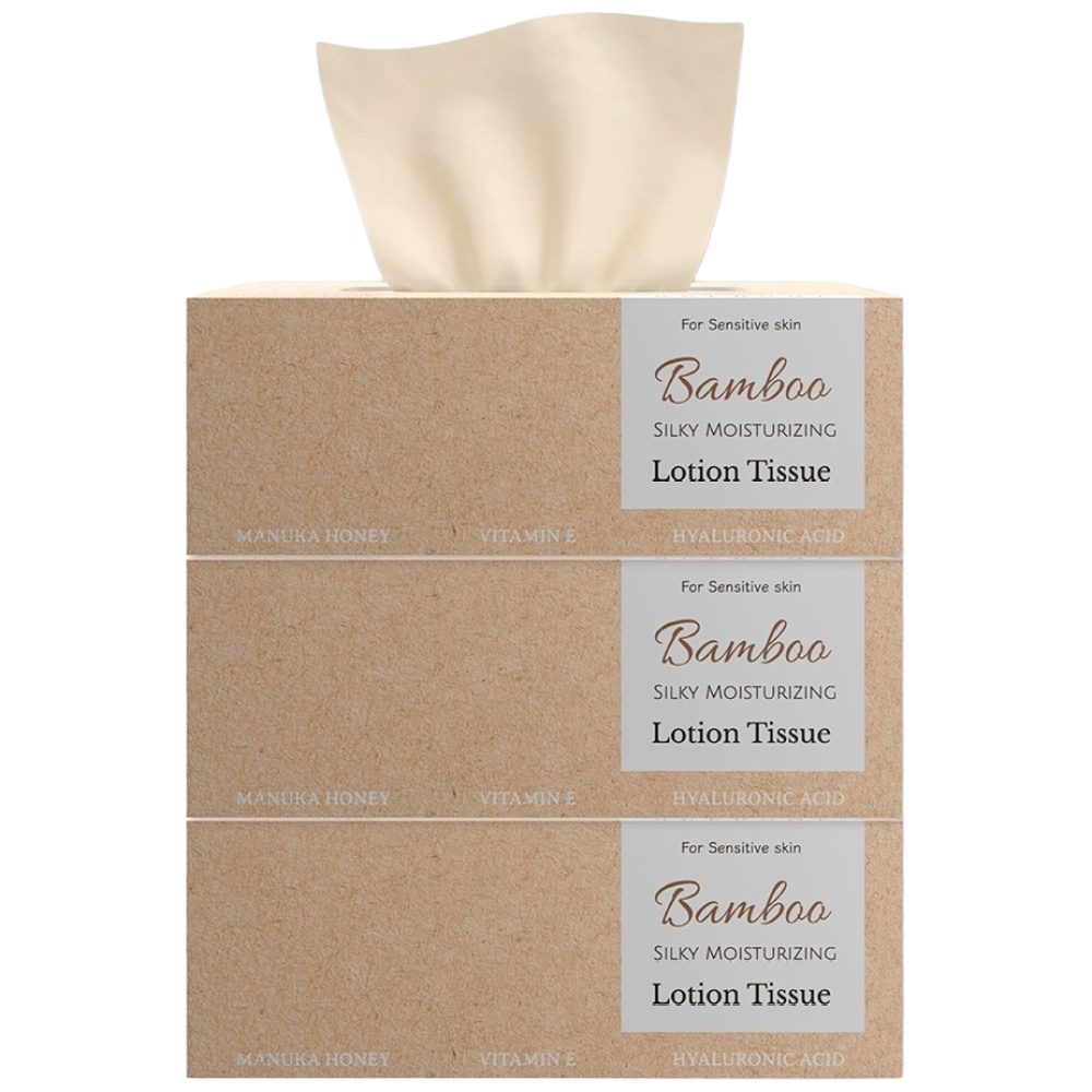 휴홈 무표백 보습 대나무 로션 티슈 비염 민감성 전용, 3개, 200매 11,110원