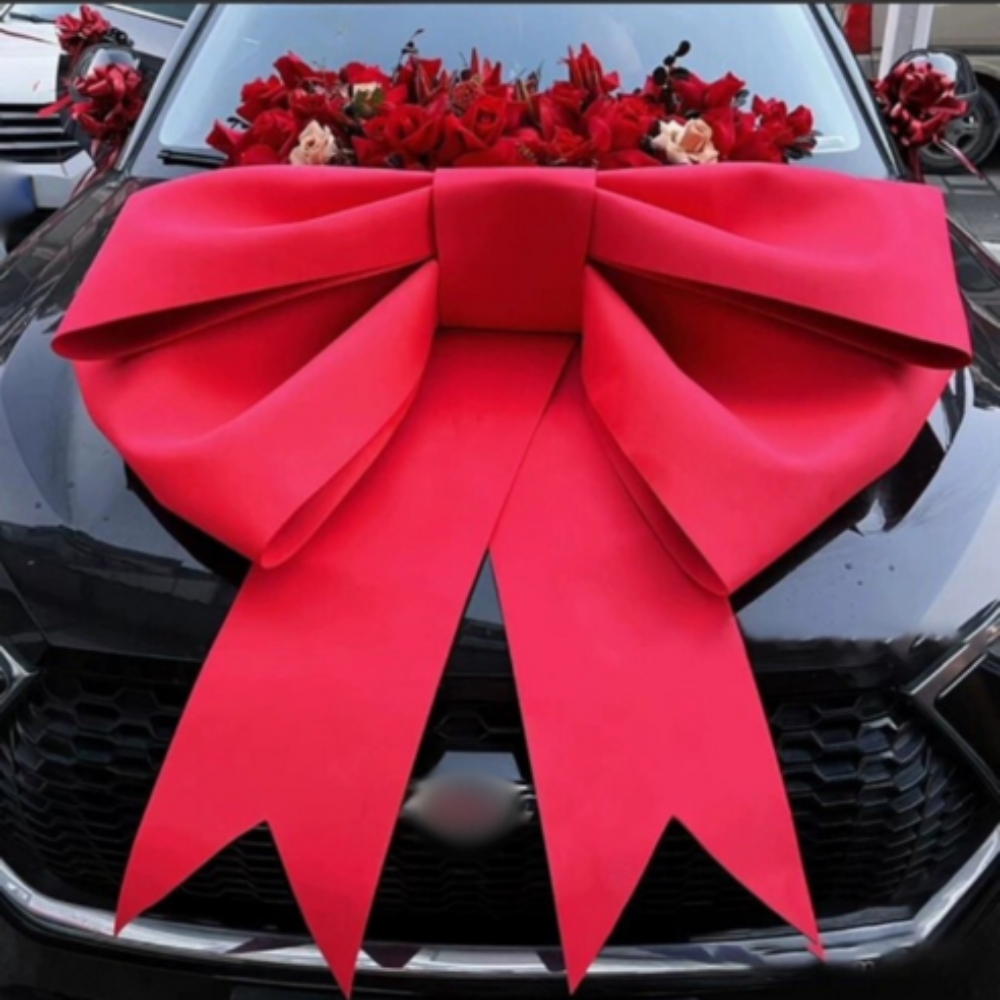 그린리빙 초대형 대왕리본 80cm, 1개, 레드 9,900원