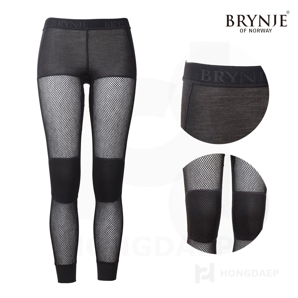 브린제 여성 언더레이어 슈퍼써모 무릎 인레이 메쉬 레깅스 108,900원
