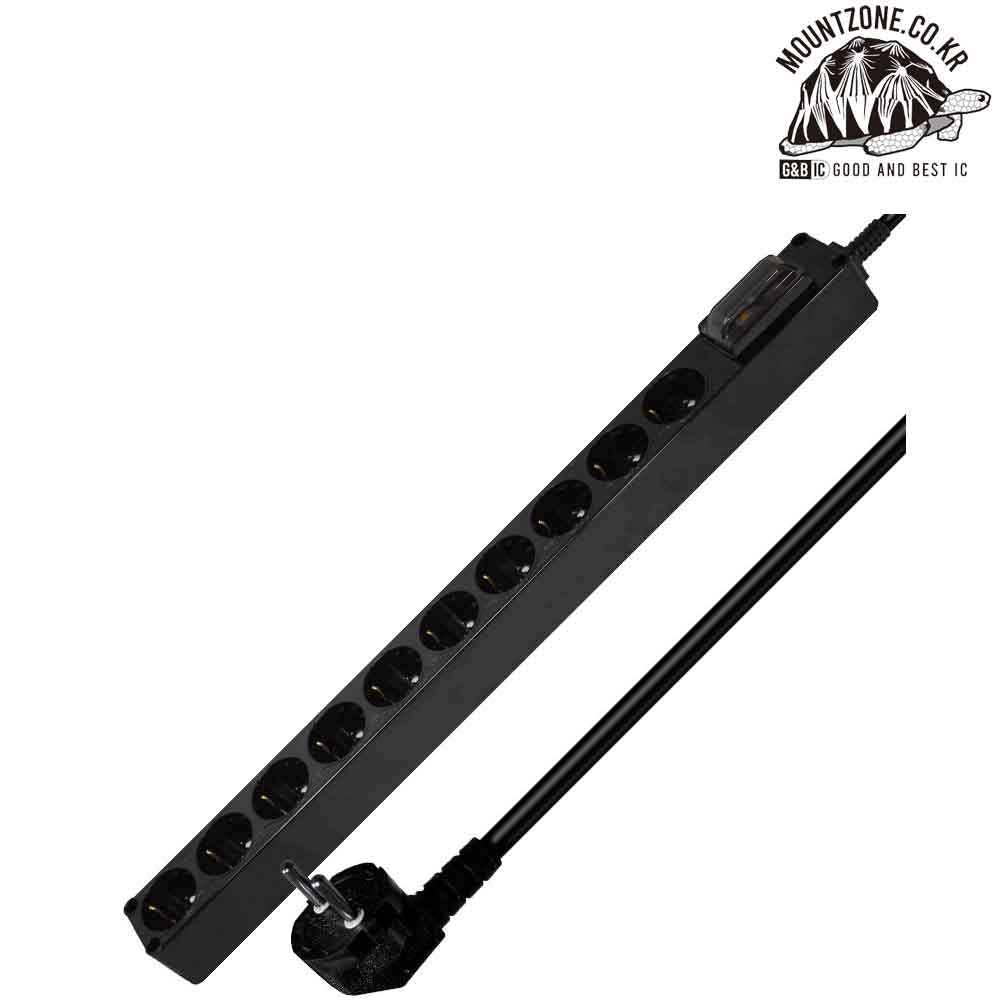 마운트존 전기/배선작업의 기본 블랙 누전차단스위치 10구 2.5M (16A) 43,220원