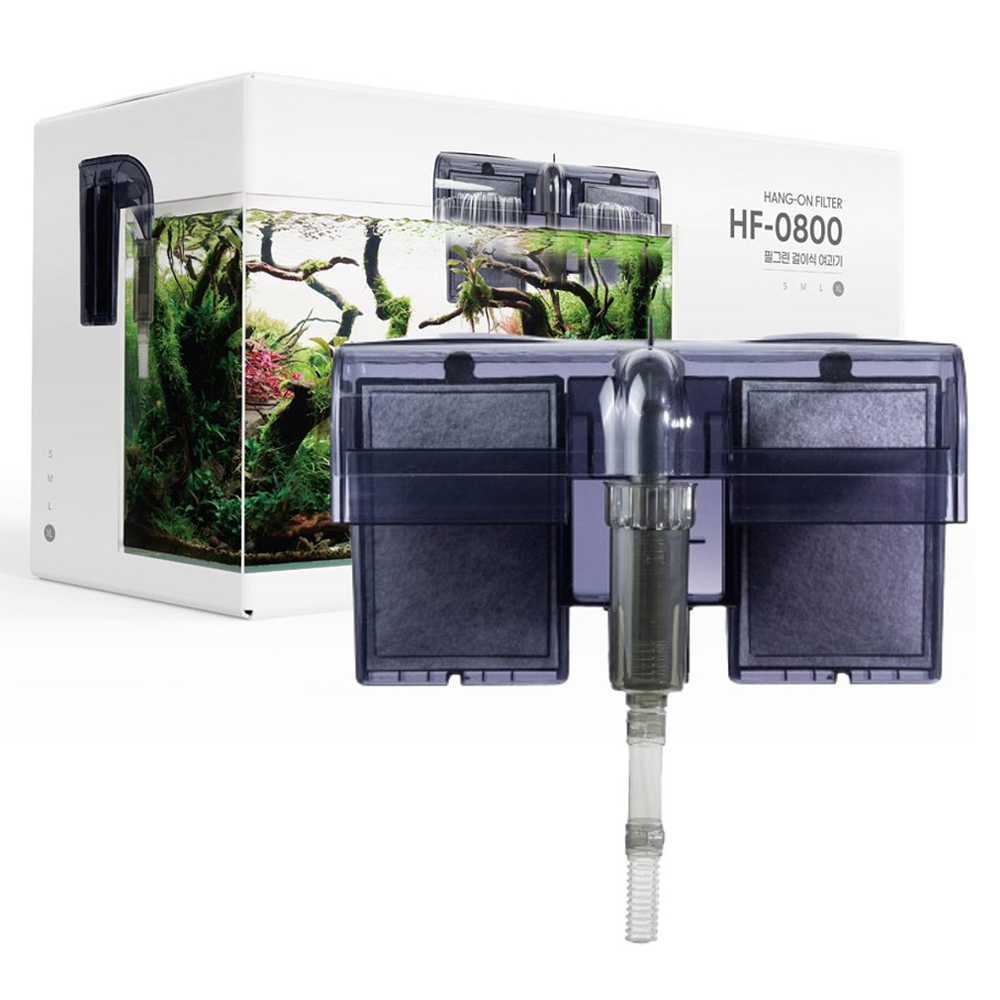 필그린 아쿠아리움 행온 필터 걸이식여과기 활성탄필터 XL HF-0800, 1개, 10W 27,880원