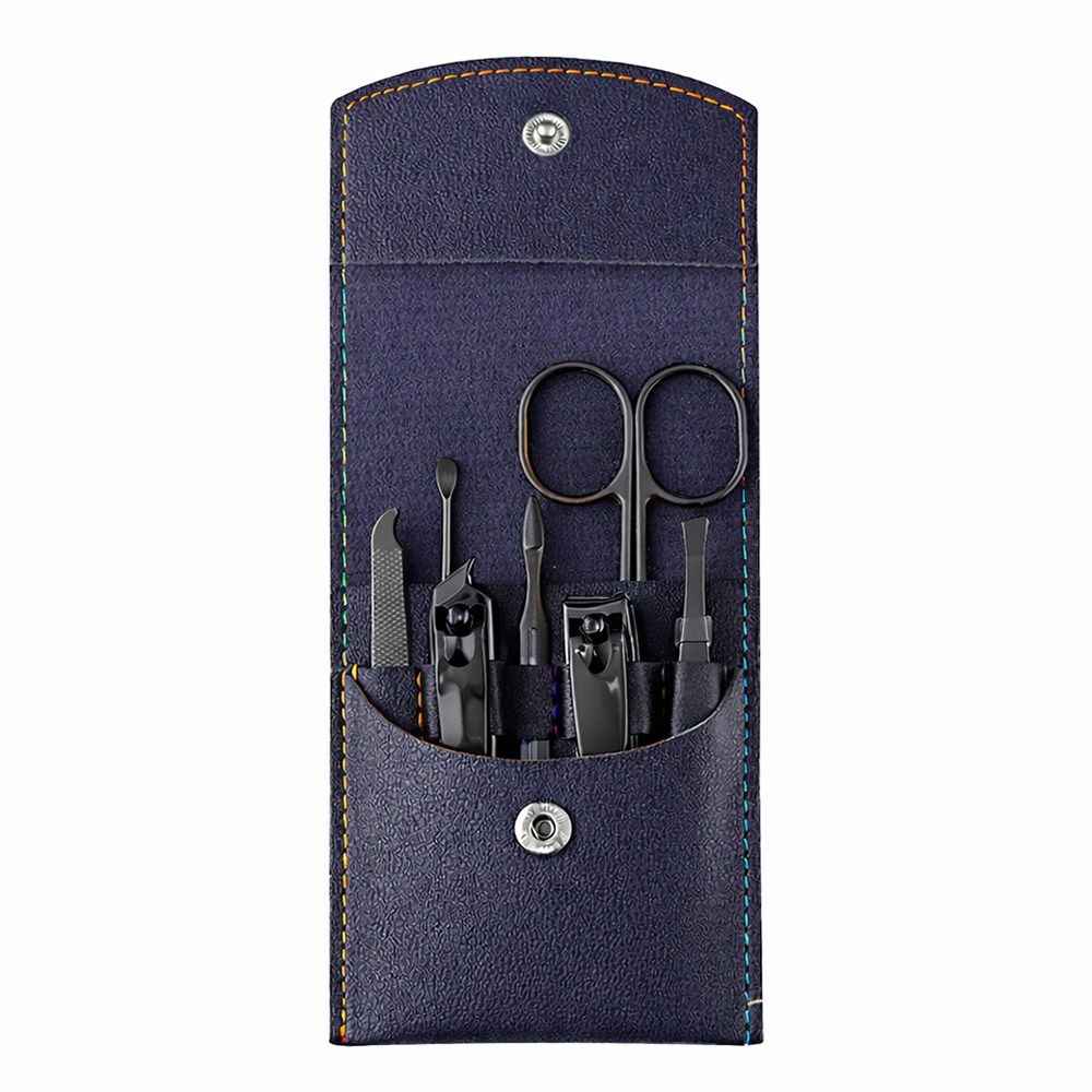 파우치형 블랙 손톱깍이 7종 세트, 1세트, 네이비 4,900원