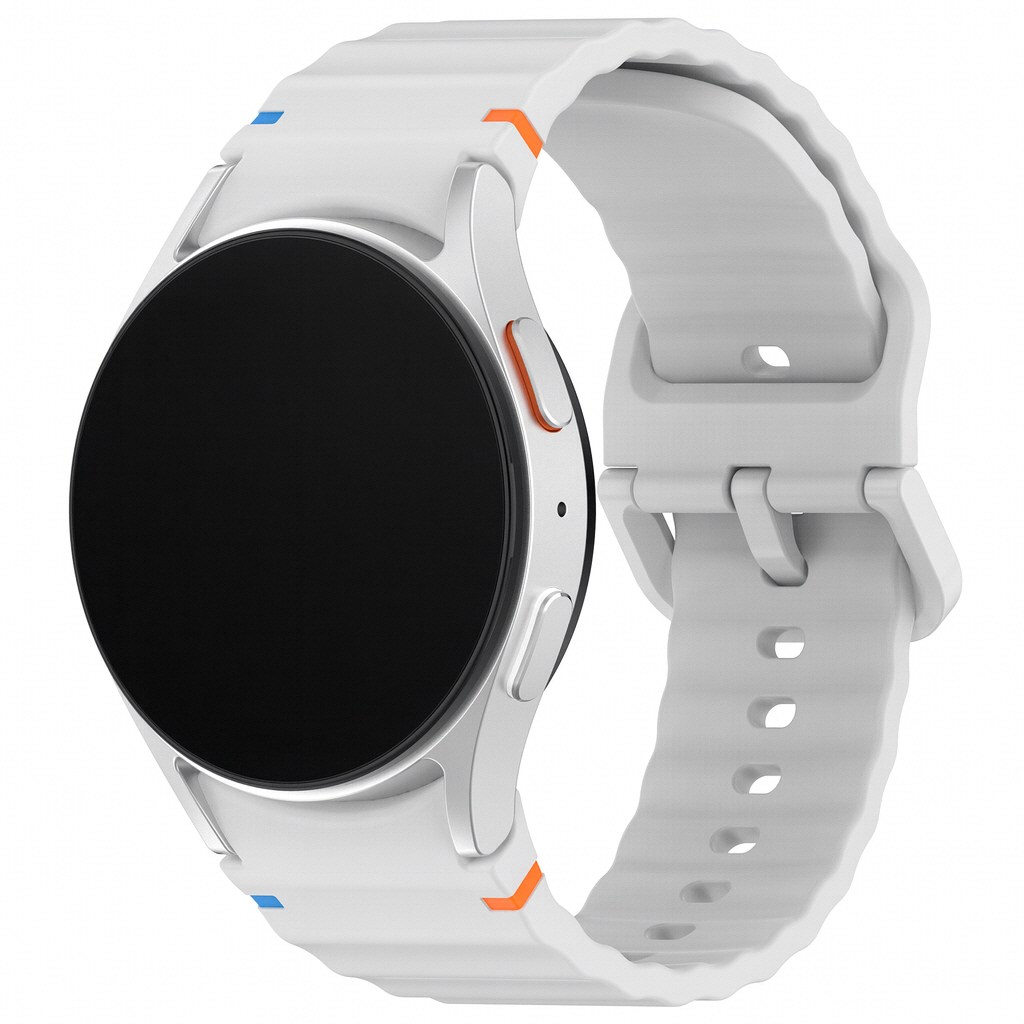 소울랜드 갤럭시워치 호환 20mm 전용 실리콘 스트랩 밴드 워치7/6/6클래식/워치5/5프로/워치4/워치4클래식, 실버 7,900원