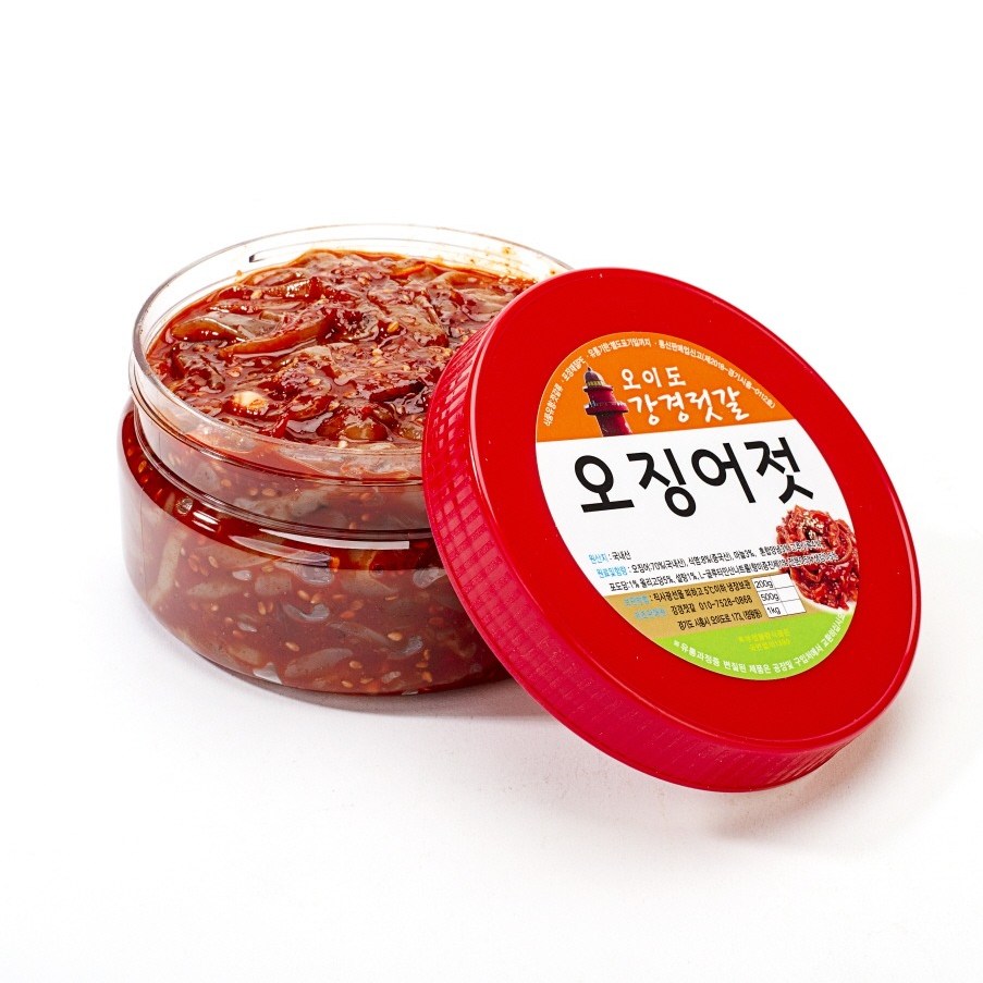 오이도 강경젓갈 오징어젓, 200g, 1개 9,000원