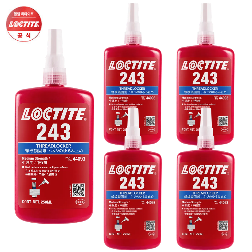 록타이트 243 나사고정제 대용량 중강도 250ml 481,900원