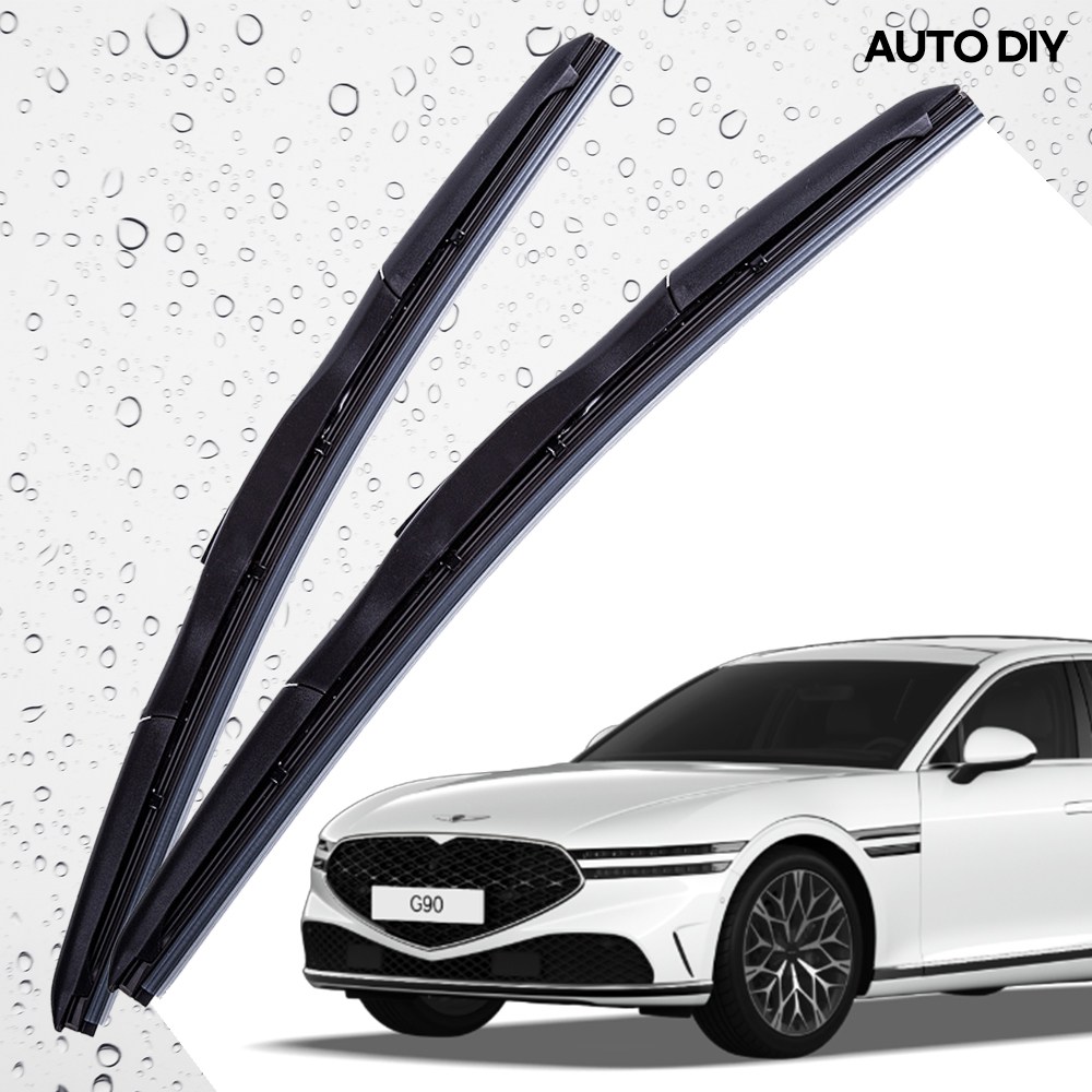 G90RS4 하이브리드 와이퍼 천연고무 650 500 전면세트 8,900원