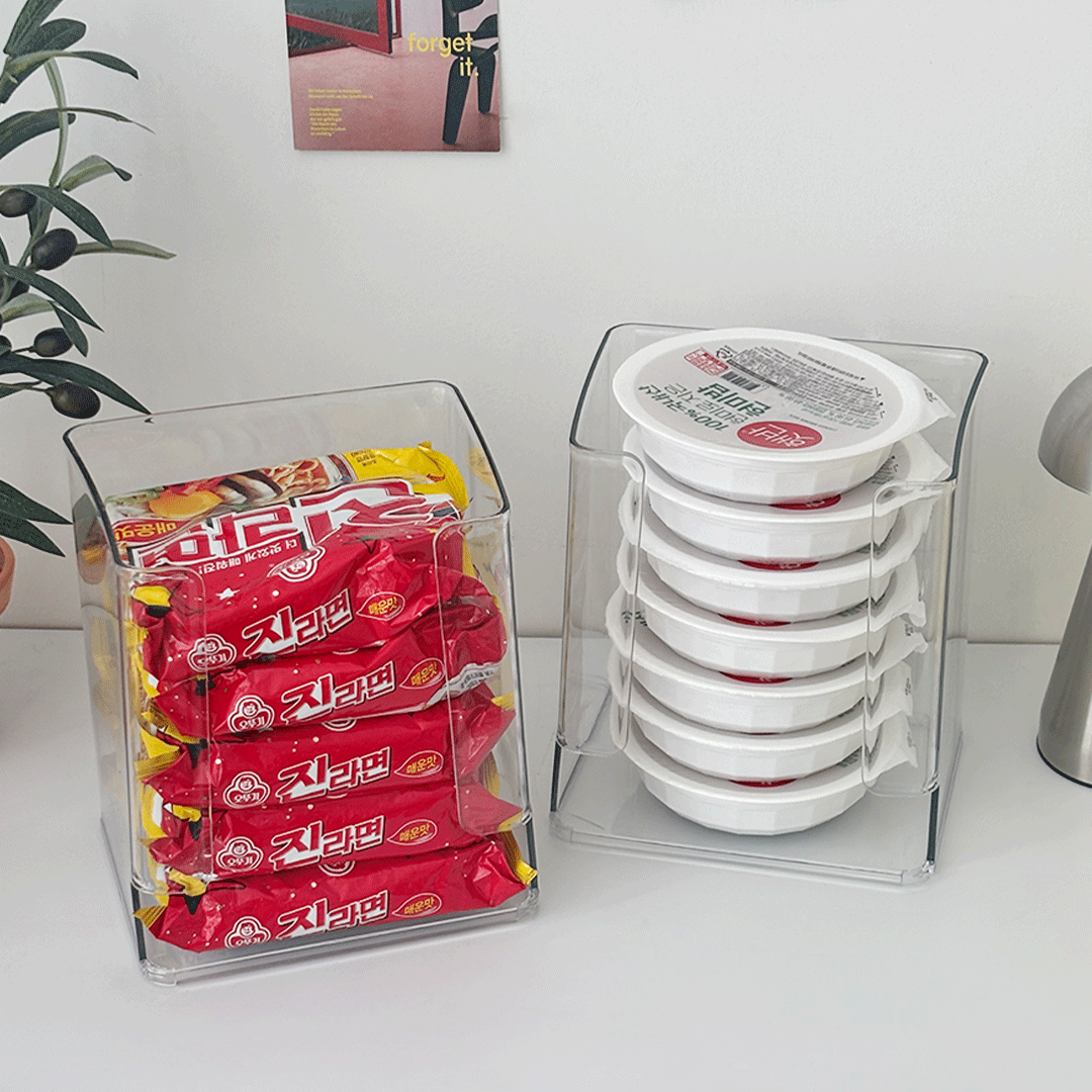 데미무드 큐브 라면 디스펜서, 2개, 투명 12,100원