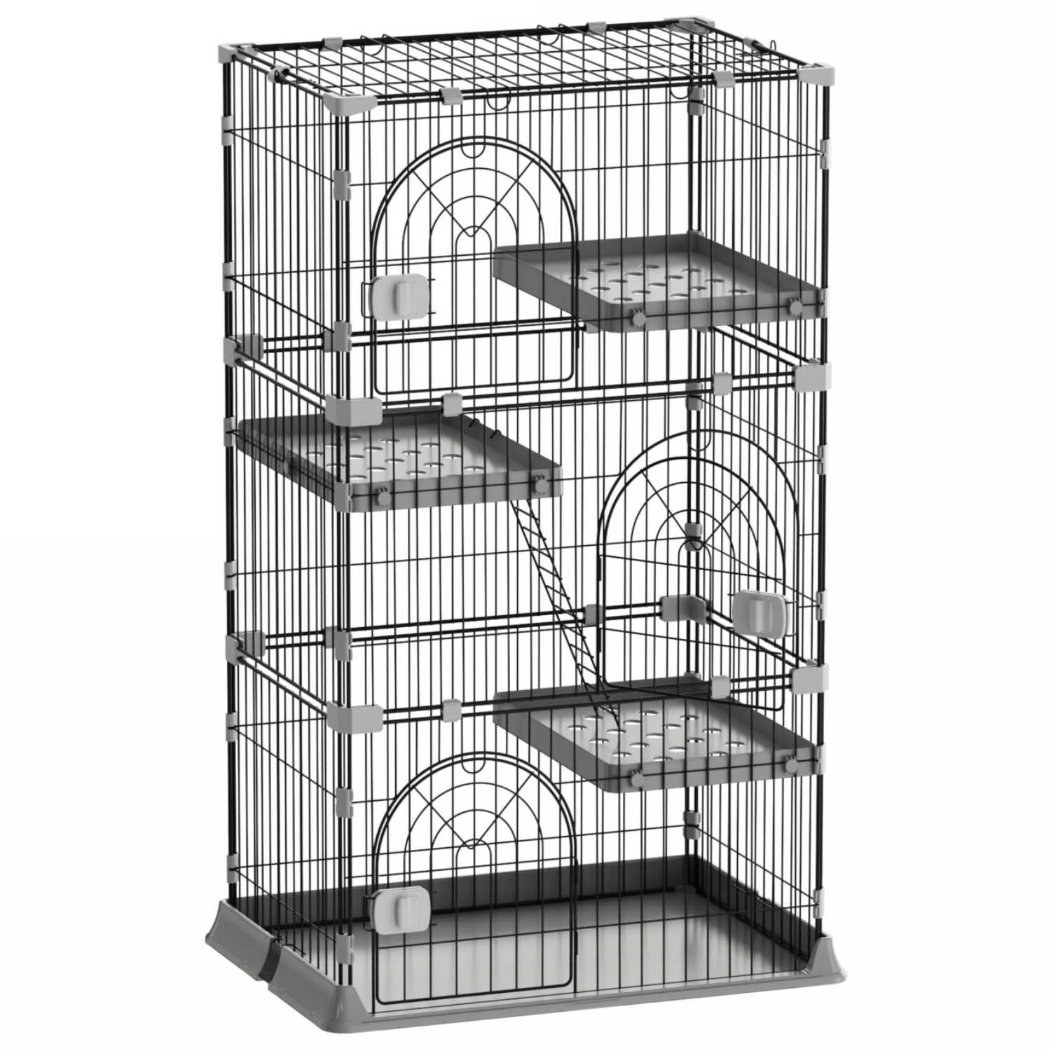 Homall 반려동물 케이지 고양이 철장 대형 캣타워, 1개, 블랙 99,800원