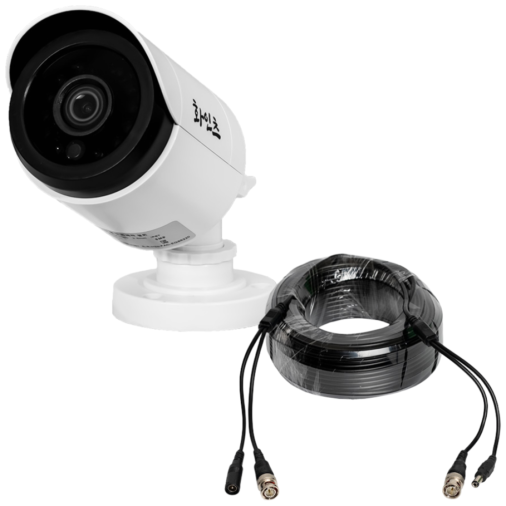 화인츠 200만화소 실외CCTV 카메라케이블 패키지 AHD전용케이블 FAC-EQS5320패키지 26,000원