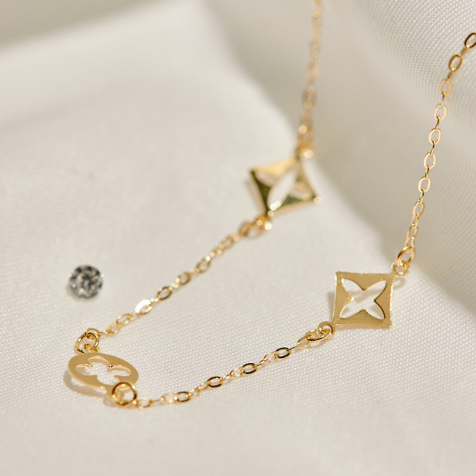 펠리체골드 14K 트윙클 컬렉션 팔찌 (+쇼핑백증정) 골드 체인 금 선물추천 부모님선물 선물 데일리 한줄 기념일 여자친구 로즈골드 183,700원