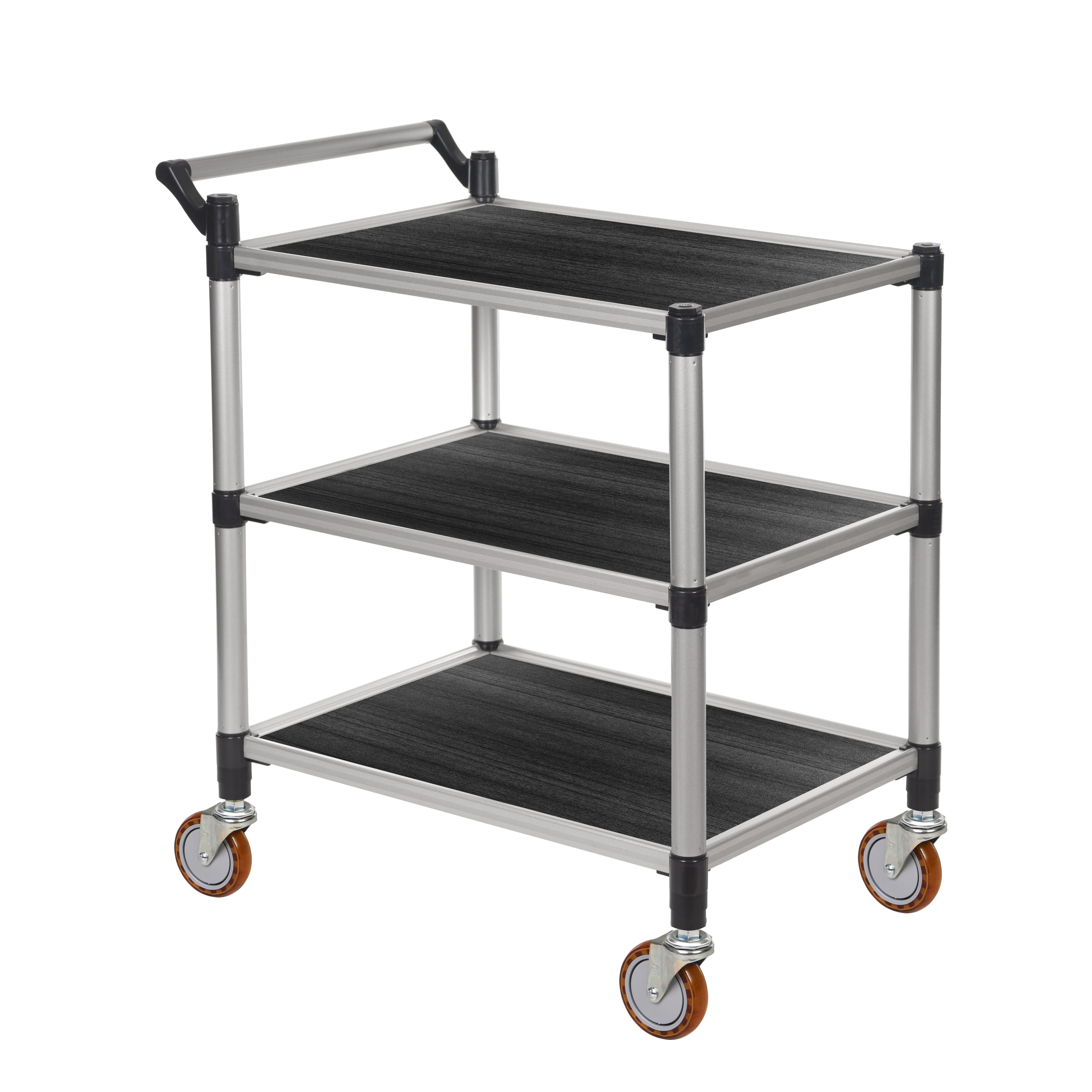 티렉스 프리미엄 우드 블랙 서빙카트 3단 중형, 기본형, 1개, 블랙우드 3단중형 142,500원