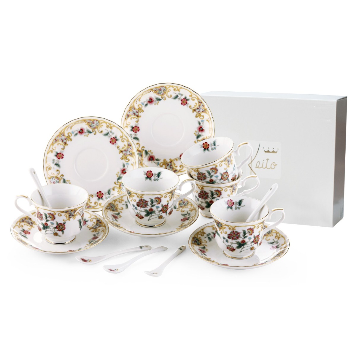 [게이또] 임페리얼5인조 커피잔세트 15P 일본수입커피잔, 1개 141,700원