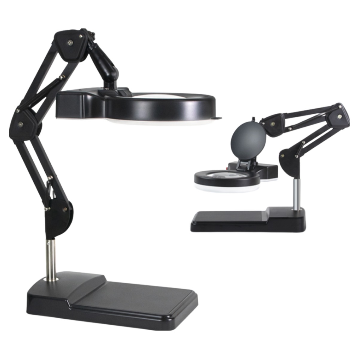 LED 스탠드 확대경 HSK-102 102L (LED) 조명 돋보기 피부 작업용 독서, 1개 200,000원