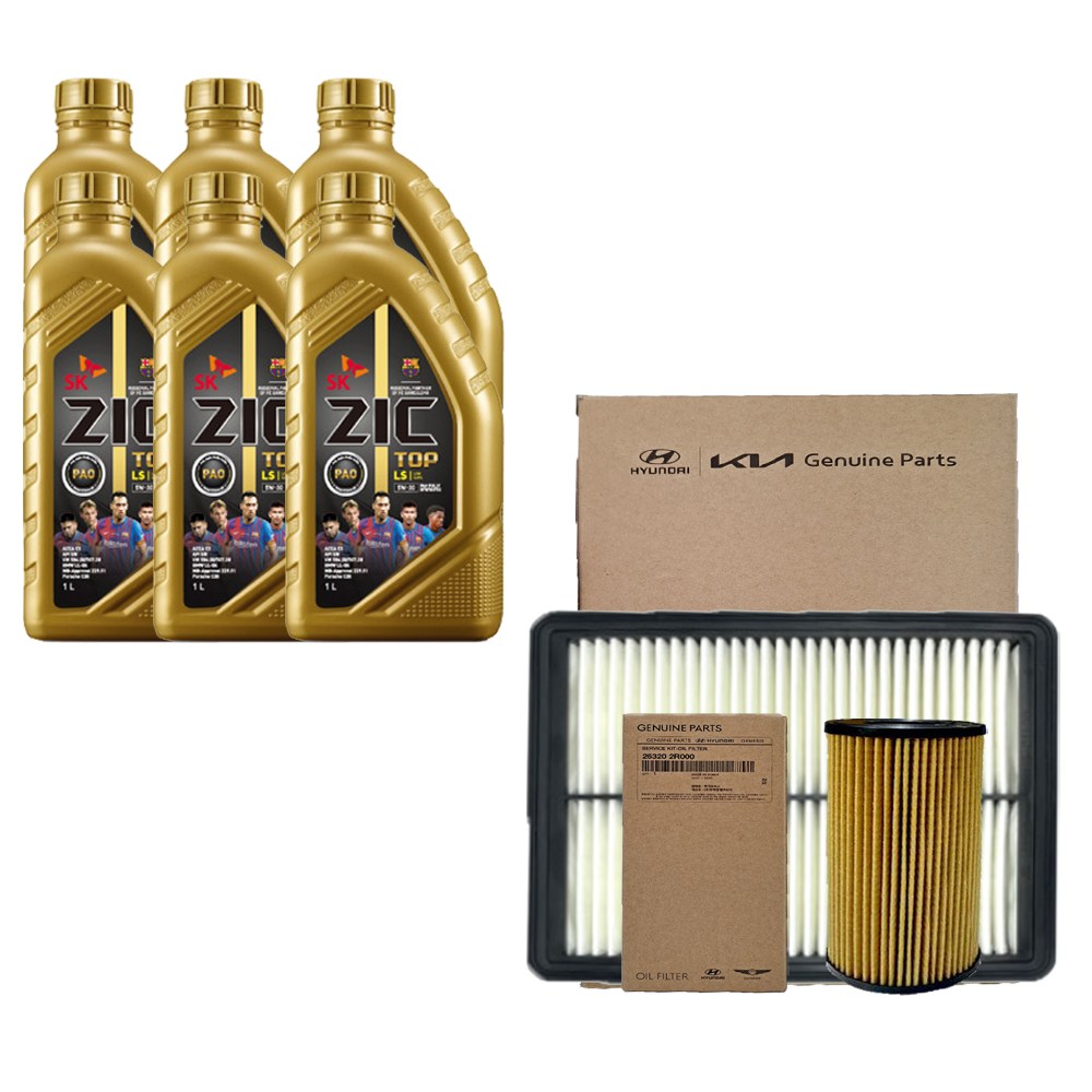 카니발 4세대 KA4 디젤 지크 탑 5W30(6L) 순정 필터 엔진오일세트 2R000-L1000 114,400원