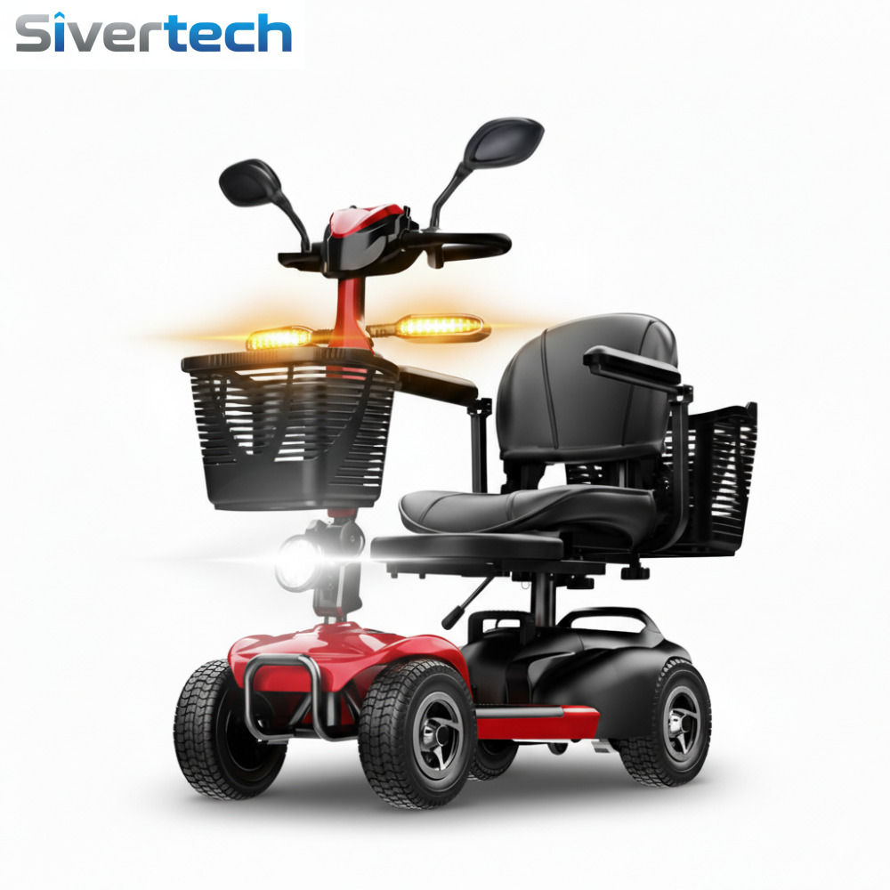 실버테크 프리미엄 노인 전동차 노인 어르신 전동 스쿠터 전동차 전동 스쿠터, 1개, 20Ah (주행 약 60km) 859,000원