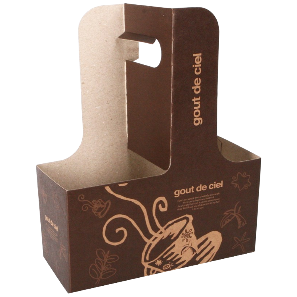 커피세븐 (컵캐리어)2구 캐리어-커피잔 브라운 200개/1박스 19,680원