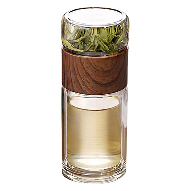 카페로메오 휴대용 내열유리 거름망 이중 유리티 텀블러, 혼합색상, 200ml, 1개 19,800원