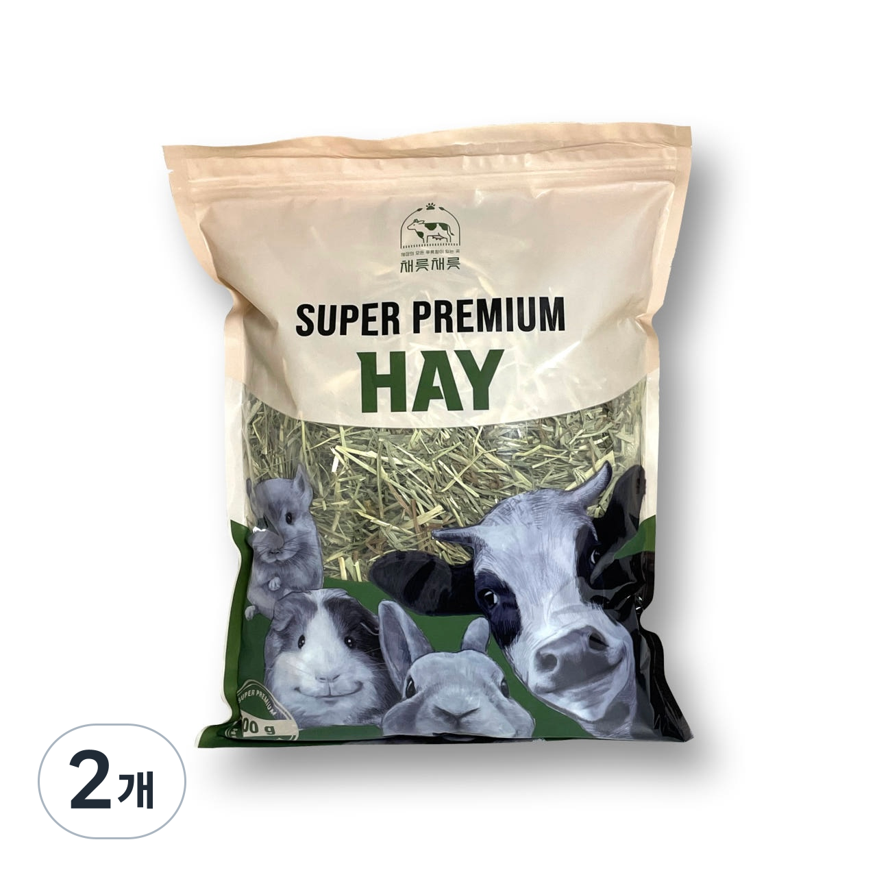 [채릇채릇]손질 건초 토끼 기니피그 친칠라 / 크리스마스밸리 알팔파, 500g, 2개 15,300원