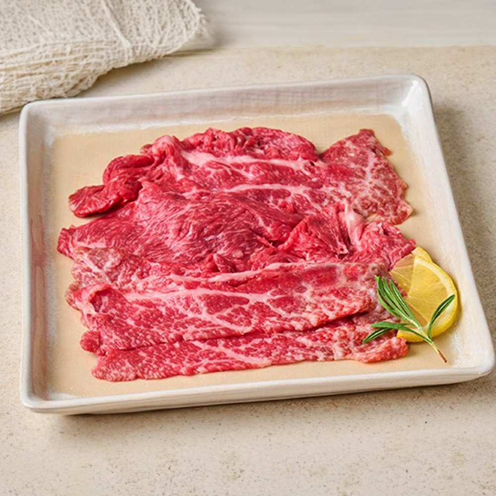 미쓰하누 1++(9) 한우불고기 샤브샤브 요리용 소불고기용, 800g, 1개 49,900원