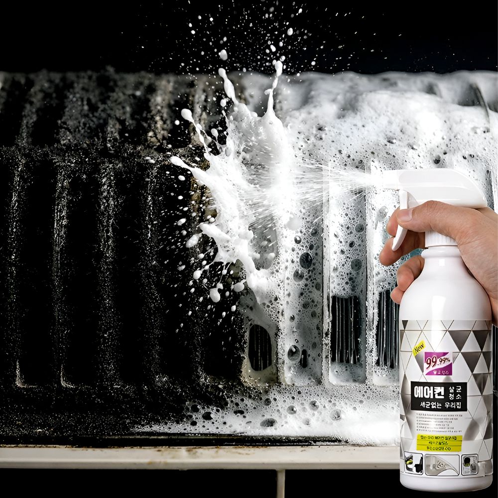 깔끄미 버블형 에어컨 청소 살균 세정제 스프레이 곰팡이 발생억제 냄새 제거 18,000원