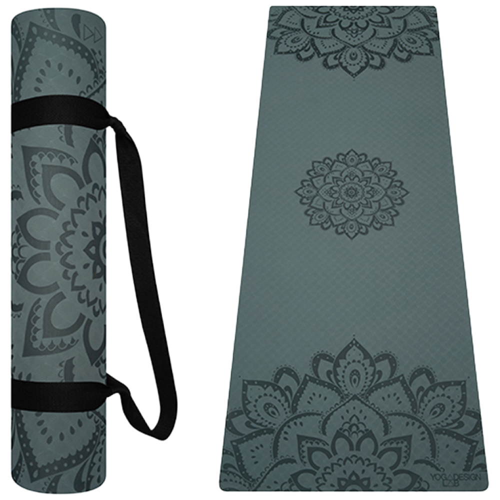 요가디자인랩 플로우 퓨어 매트 6mm 만다라 차콜, 단품, 1개 66,680원