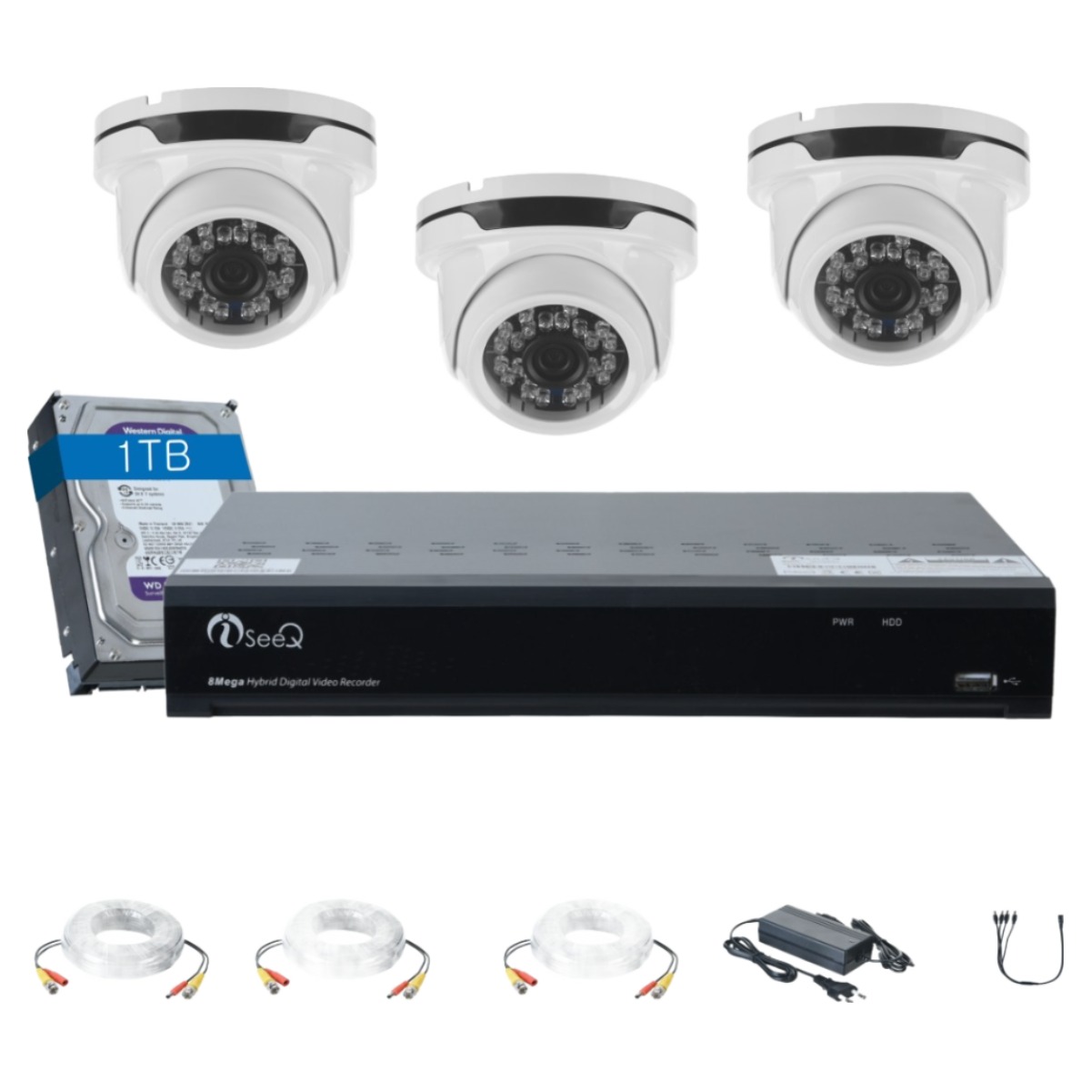 에스피이 국산카메라 500만화소 4채널 CCTV세트 1TB 포함/녹화기 800만화소로 무료업그레이드, 선택9  실내3개 카메라 세트 379,000원