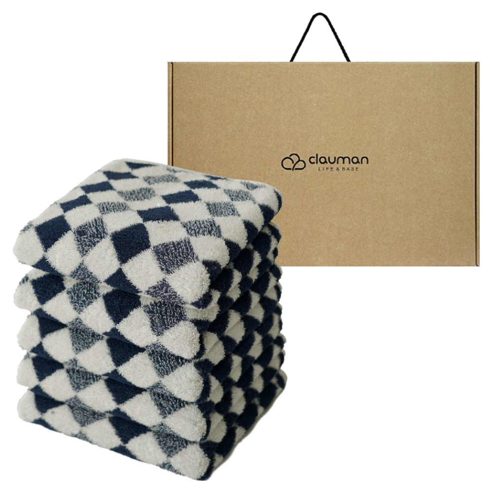 클라우망 프리미엄 선염타월 160g 60수 코마사, 아가일, 5개 34,900원