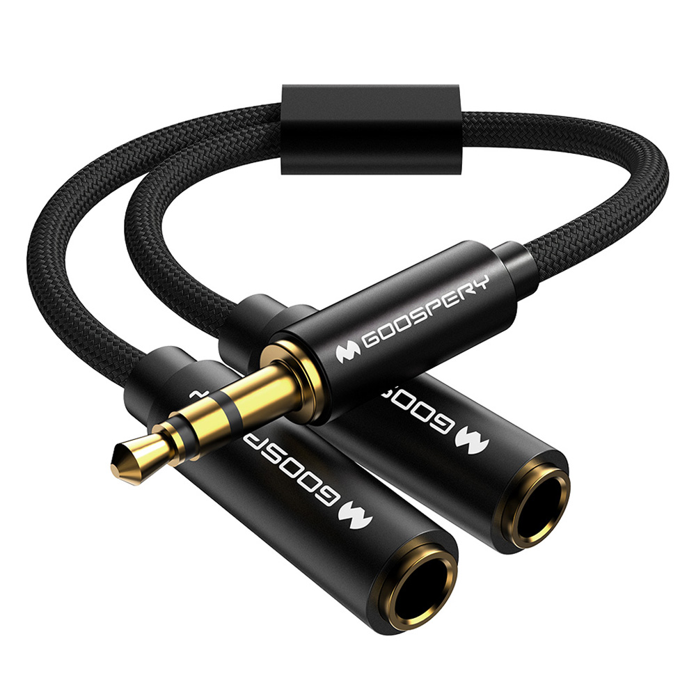 구스페리 4극 오디오 이어폰 분배기 AUX 케이블 3.5mm 4,000원