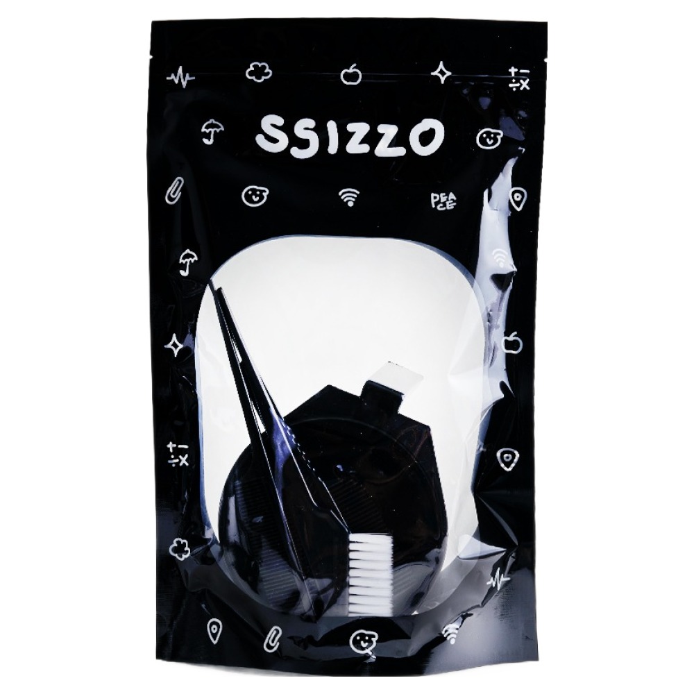 씨조 간편 셀프 염색볼 + 염색빗 탄력모 + 염색빗 미세모 + 꼬리빗 세트, 1개, 블랙 5,500원