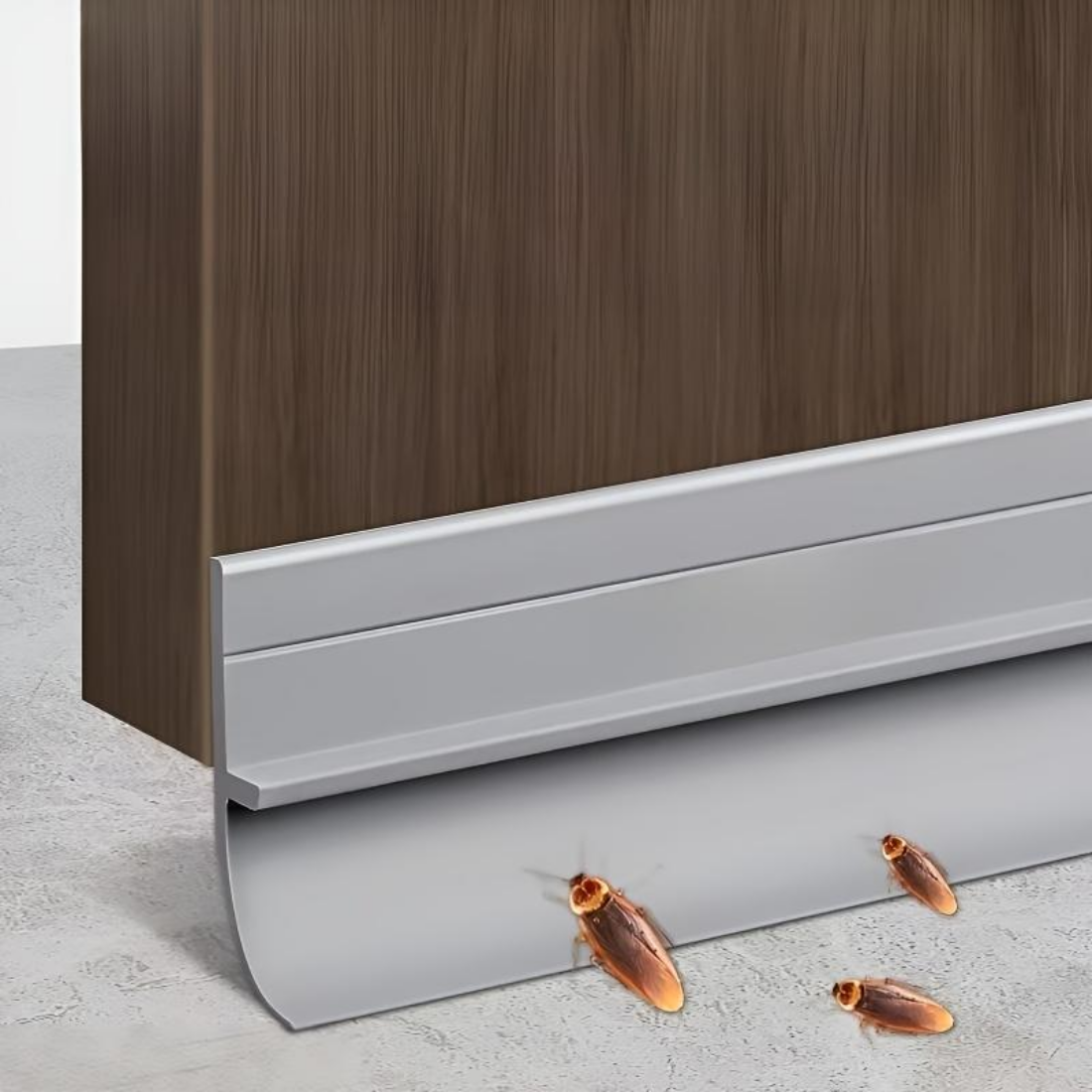 문틈 문하단 밀폐 방음 바람막이 틈새 차단 테이프 실리콘 틈막이 문풍지 6m 세트 10,600원