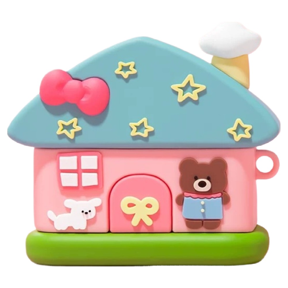 CASHCOO 귀여운 에어팟 케이스, 베어하우스, 1개, 단일상품 13,810원