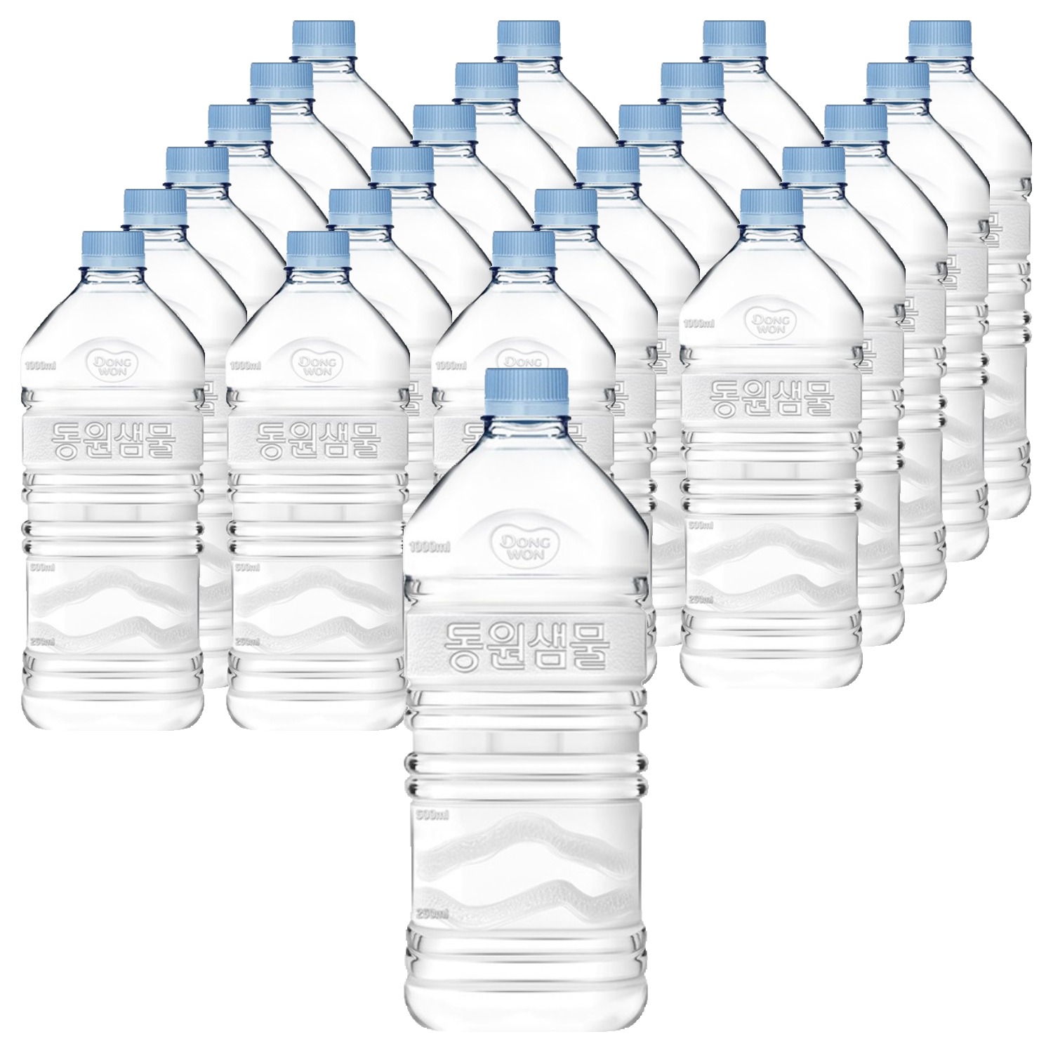 동원샘물 생수 무라벨, 1.1L, 24개 11,600원