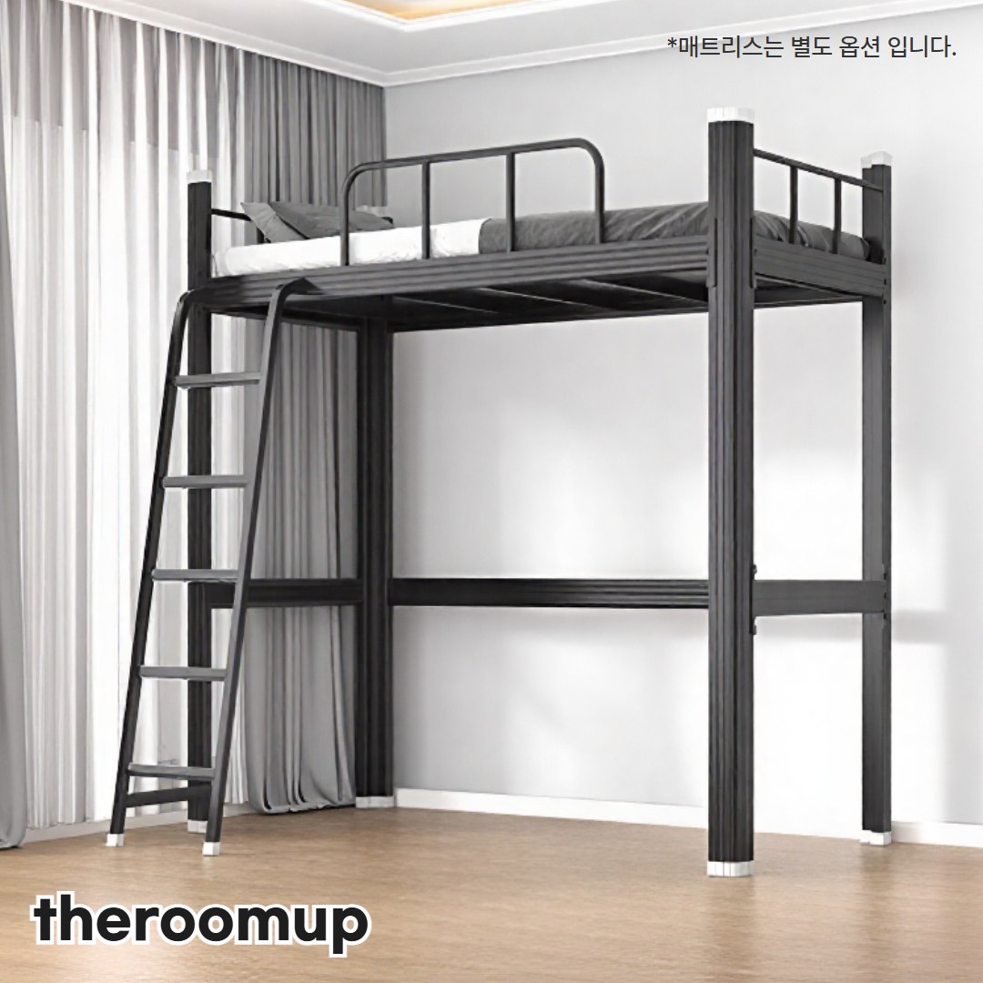 [더룸업] 2층 침대 프레임 벙커 성인 이층 공간활용 기숙사 원룸 어른 철제 분리형 학생 246,180원