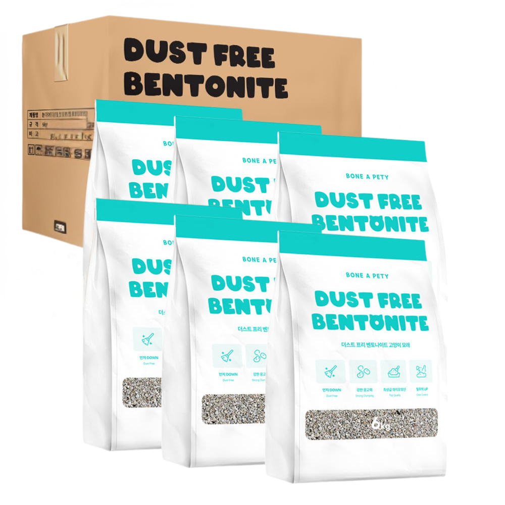 [오로라샌드 스마트 6kg_] 강력한 응고력 탈취력 먼지없는 벤토나이트 고양이 모래 77,400원