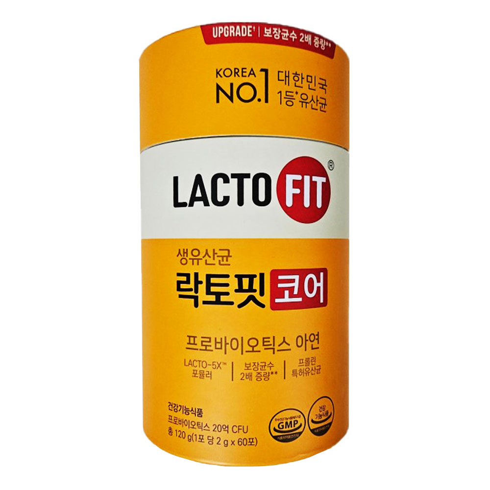 종근당 락토핏 코어 2g 60포 x 1통 생유산균 2개월분 16,900원