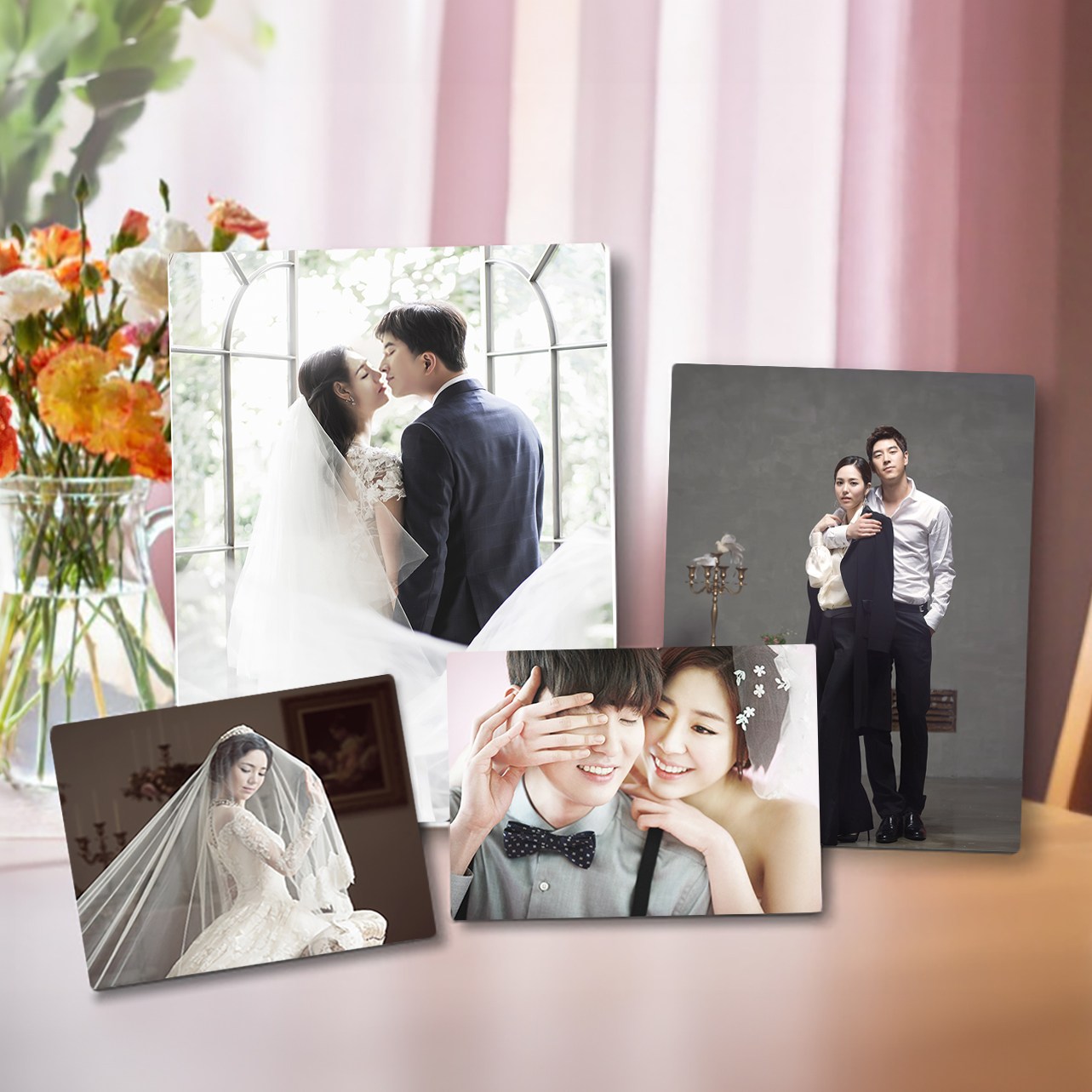 스타일수 디아섹 아크릴액자 탁상용 소형 벽걸이 웨딩 가족 사진인화액자 주문제작 9,700원