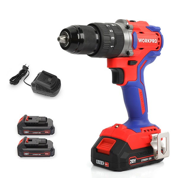 워크프로 20V 충전함마드릴세트 2.0ah 배터리2개 WP390007 177,250원