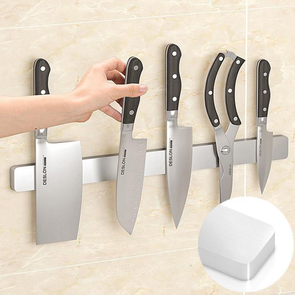 무타공마켓 둥근마감 풀스텐304 자석 칼걸이 싱크대 주방 칼꽂이, 1개 24,900원