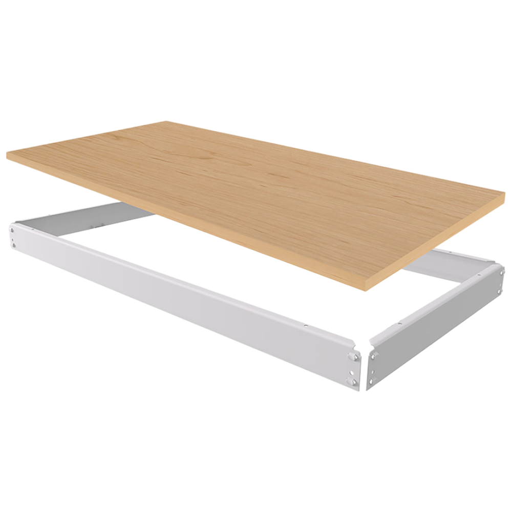 스피드랙 9T 선반추가 세트 단 추가 (합판+프레임) 선반 부속품 1단 양면코팅합판, 화이트 22,500원