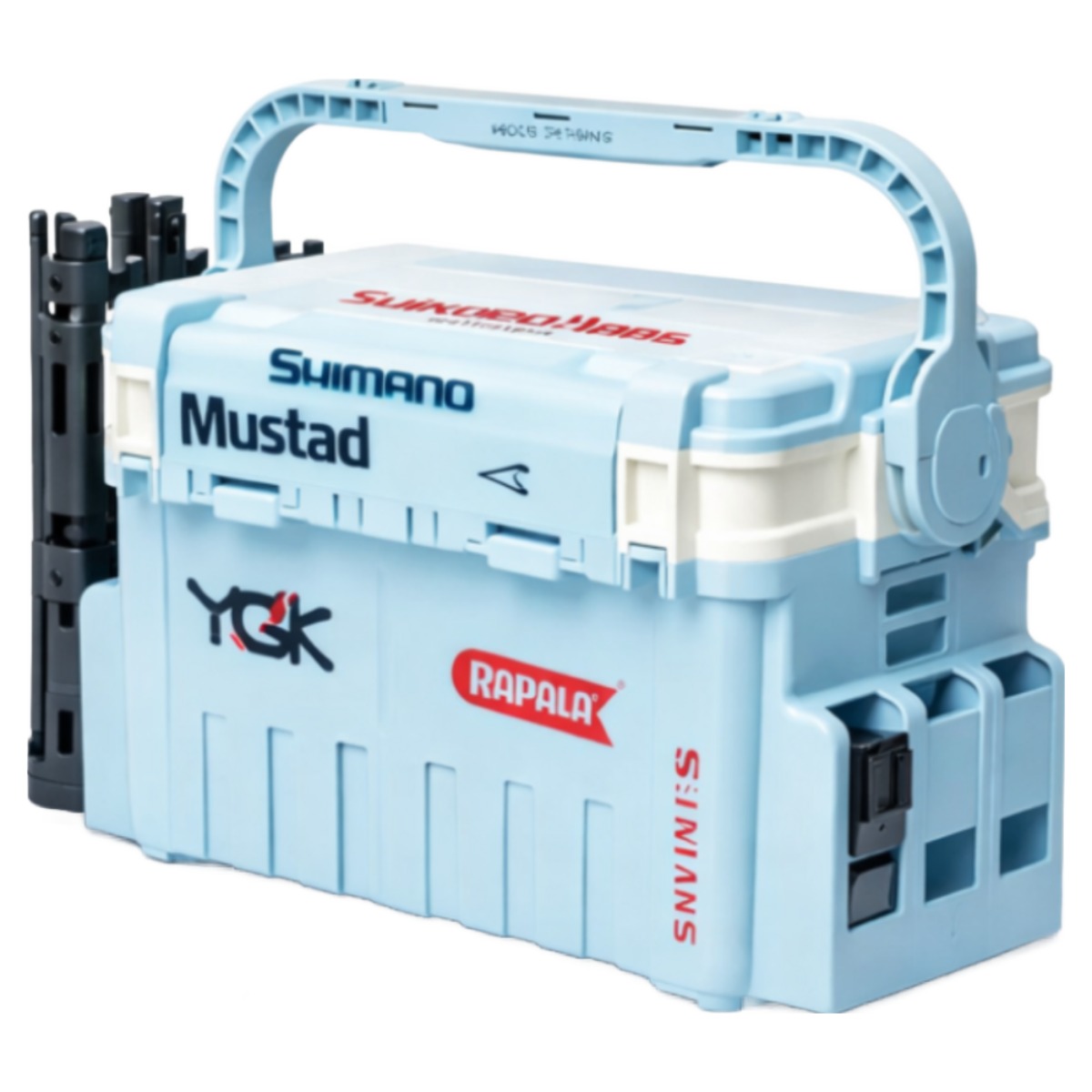 홍시로직 낚시 태클박스 대용량 다기능 하드케이스 생활방수 민물 바다 경량 휴대용 낚시가방, 1개, 청하늘 블루 대형 누드 박스 37,800원