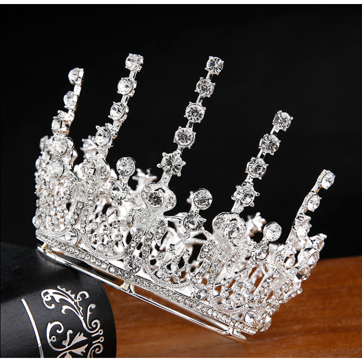 티아라 케이크 프리미엄 웨딩 스냅촬영소품 신부 왕관 메리멜팅 도매 실버 골드, 01 실버 13,900원