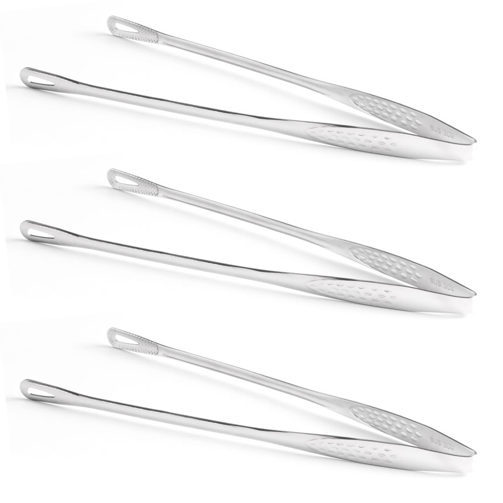 스텐 304 요리집게 세트 초밥 락교 튀김 조리용 요리핀셋 캠핑용 미니 얼음 먹방집게, 3개 5,900원