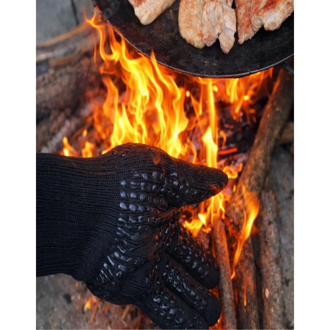 샵토피아 내열장갑 방염장갑 바베큐장갑 1+1, 1개 16,900원