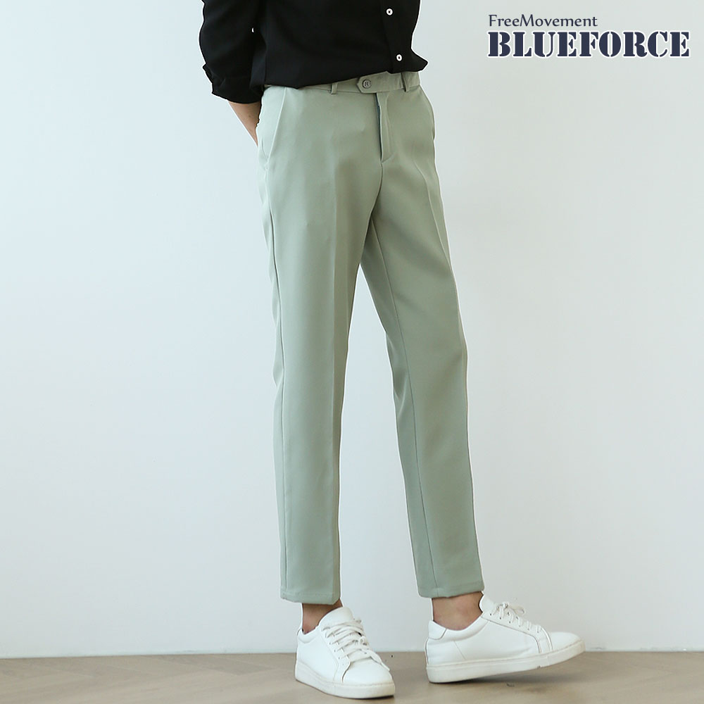 블루포스 케리업 사이드 밴딩 슬랙스 남성 슬렉스 정장 바지 남자 캐쥬얼 의류 면바지 29,700원