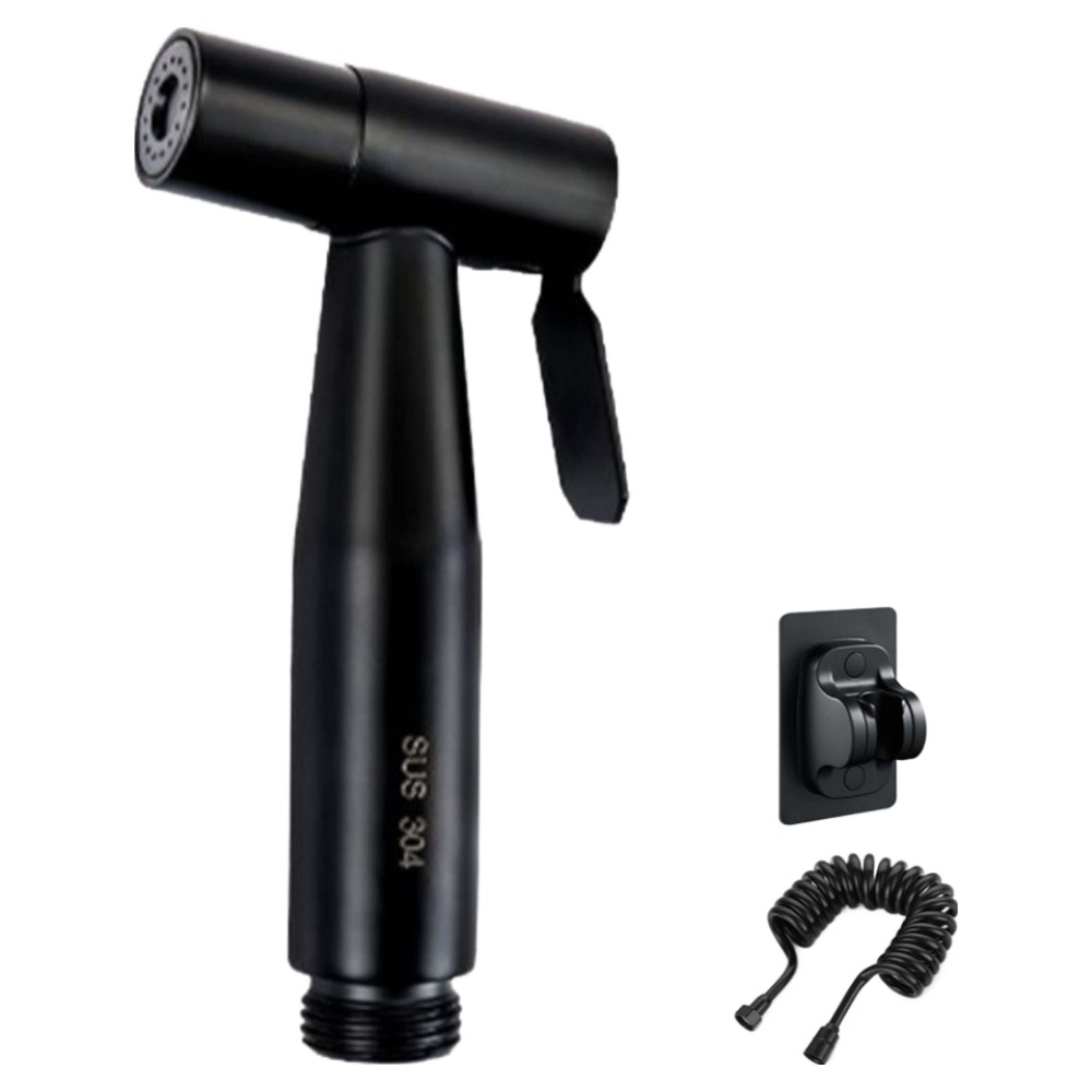 오코로 스테인리스 욕실 청소 스프레이건 + 코일호수 2m 세트, 블랙, 1세트 11,900원