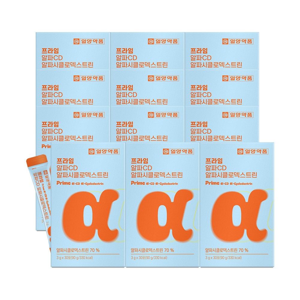 [박스당 30포] 일양약품 프라임 알파CD 알파시클로덱스트린 / 난소화성말토덱스트린 129,000원